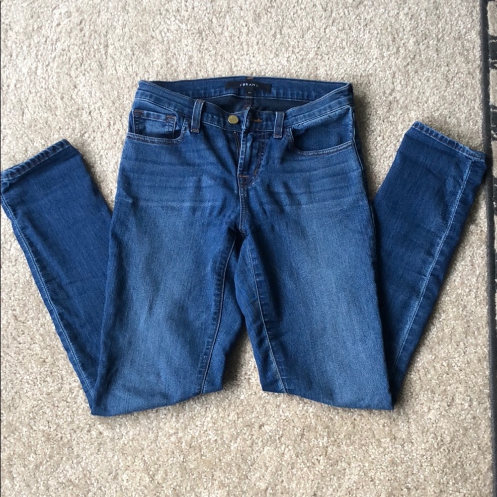 J Brand medium wash straight jeans
